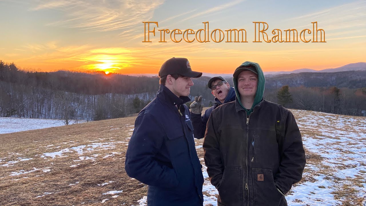 #3 Freedom Ranch: Sledding, Planting & Blazing New Trails! - YouTube