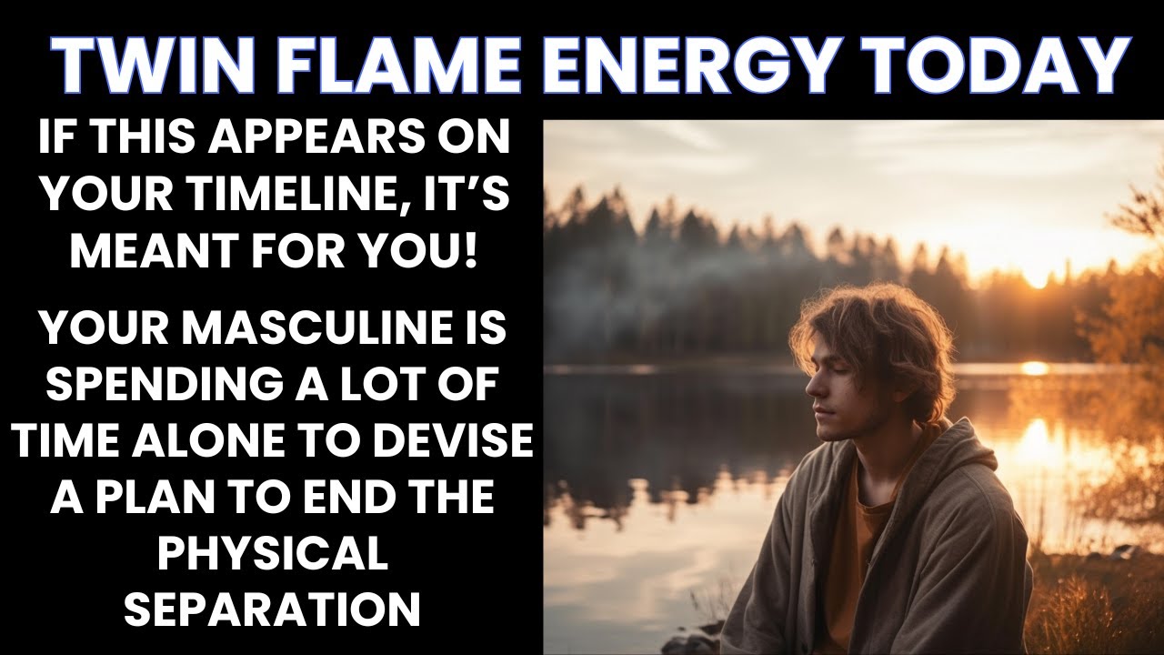 Your Masculine Is Spending A Lot Of Time Alone To Devise A Plan To End The Physical Separation! 🌙📝✨