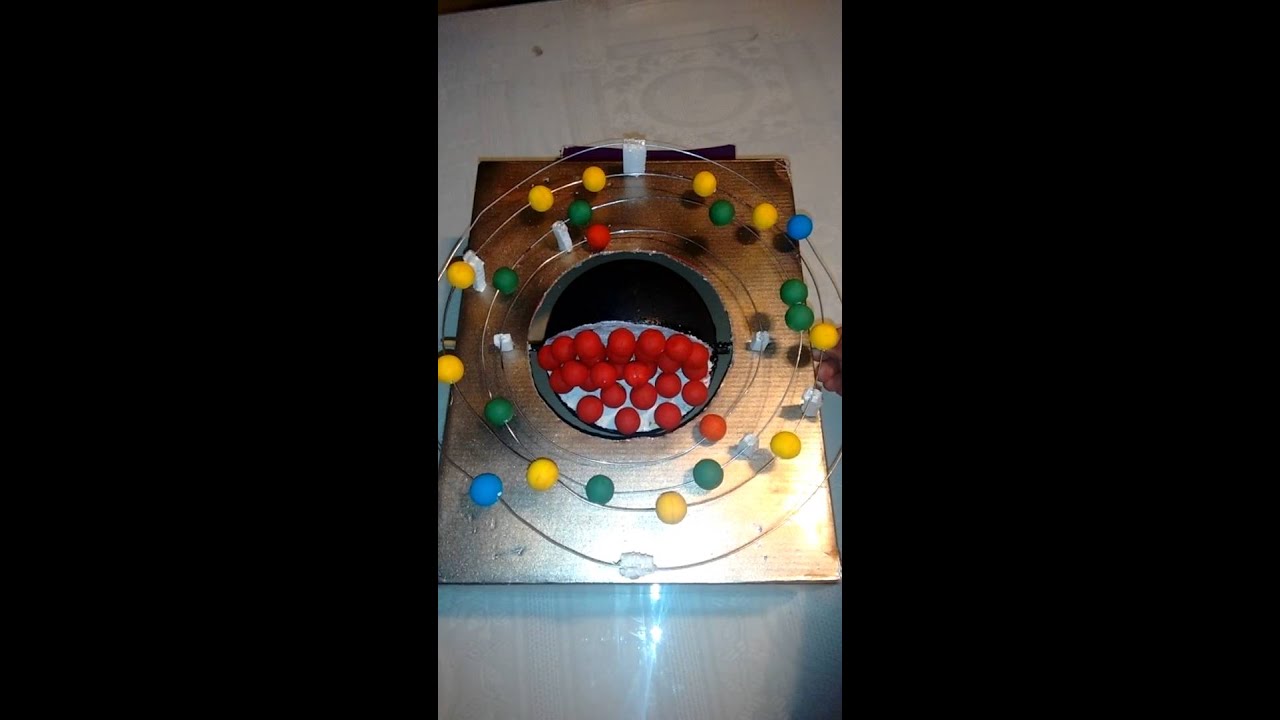 Maqueta núcleo atómico de Titanio YouTube