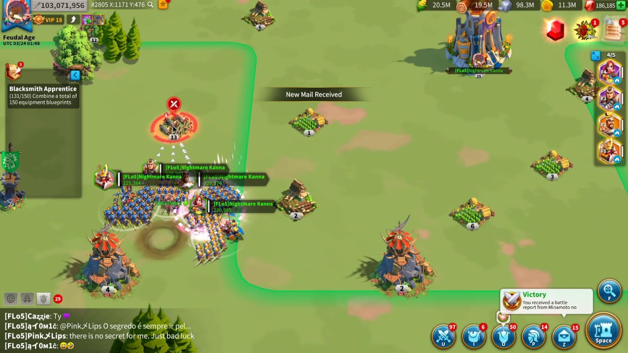 Hunt For History and Crafting gear Rise Of Kingdoms!