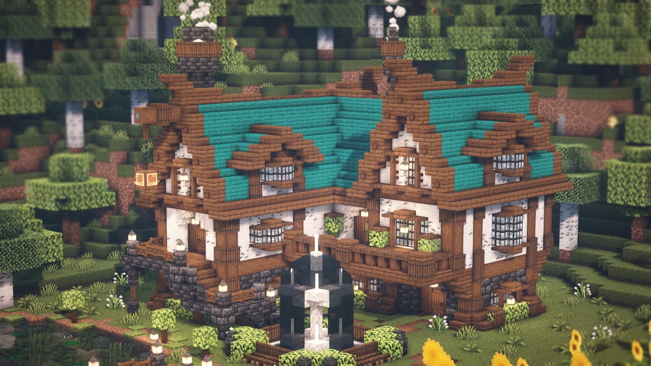 Minecraft, Como Construir Uma Casa de Fantasia Medieval in 2023