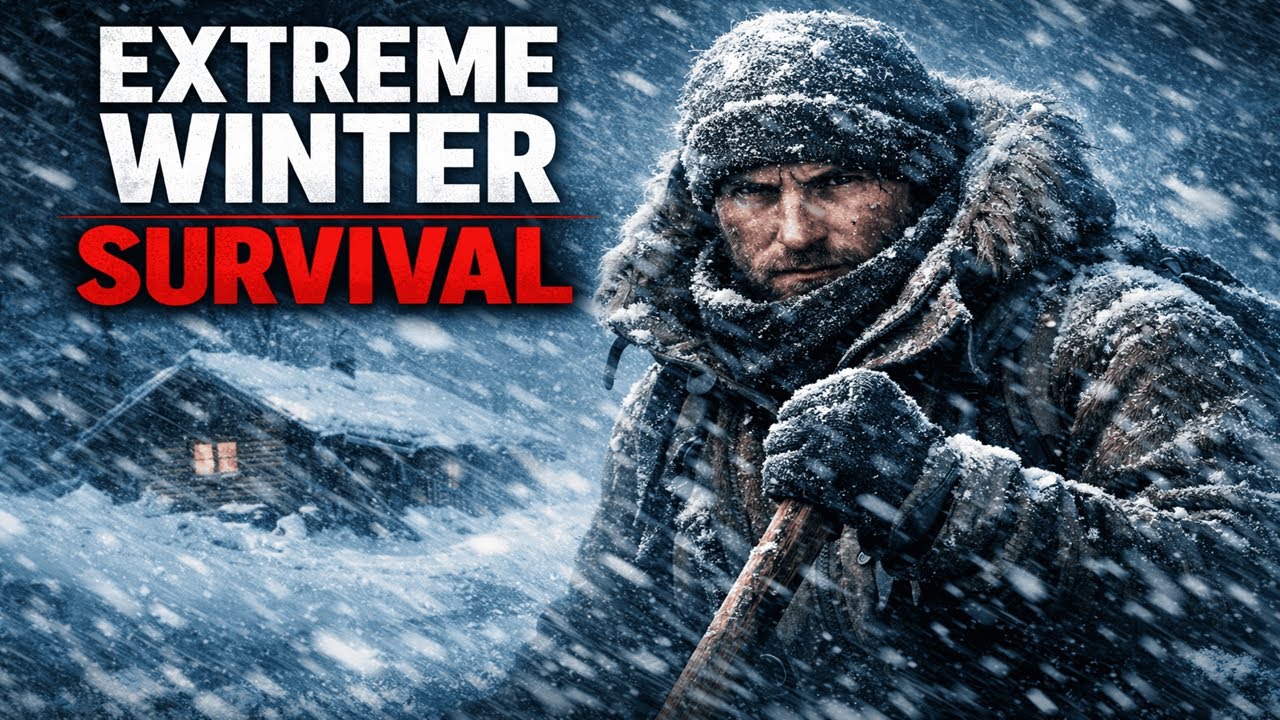 Extreme Winter Survival in Heavy Snow | Living Off Grid Alone in the Frozen Wilderness