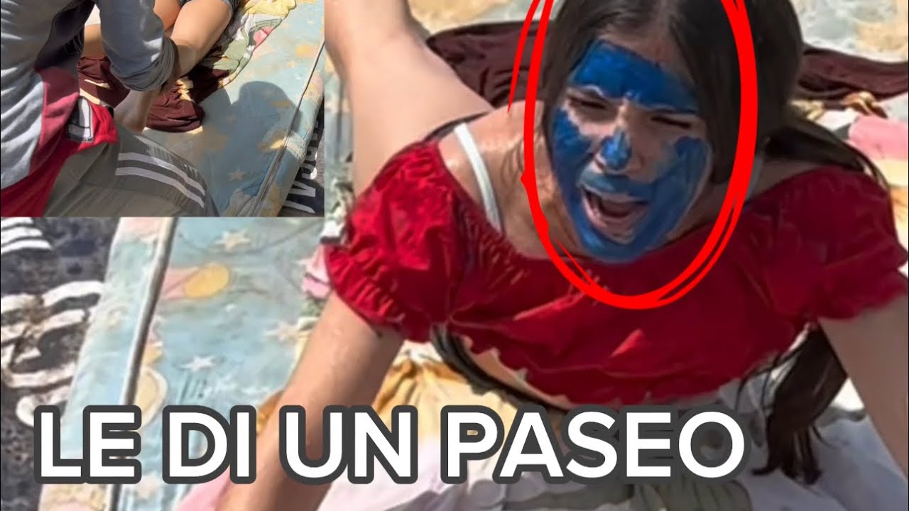 Mi mamá me dio un paseo en un colchón 😂