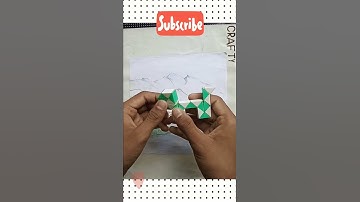 How to make snakecube cat l #craftyengineer l #shorts l #snakecubepattern l #snakecube