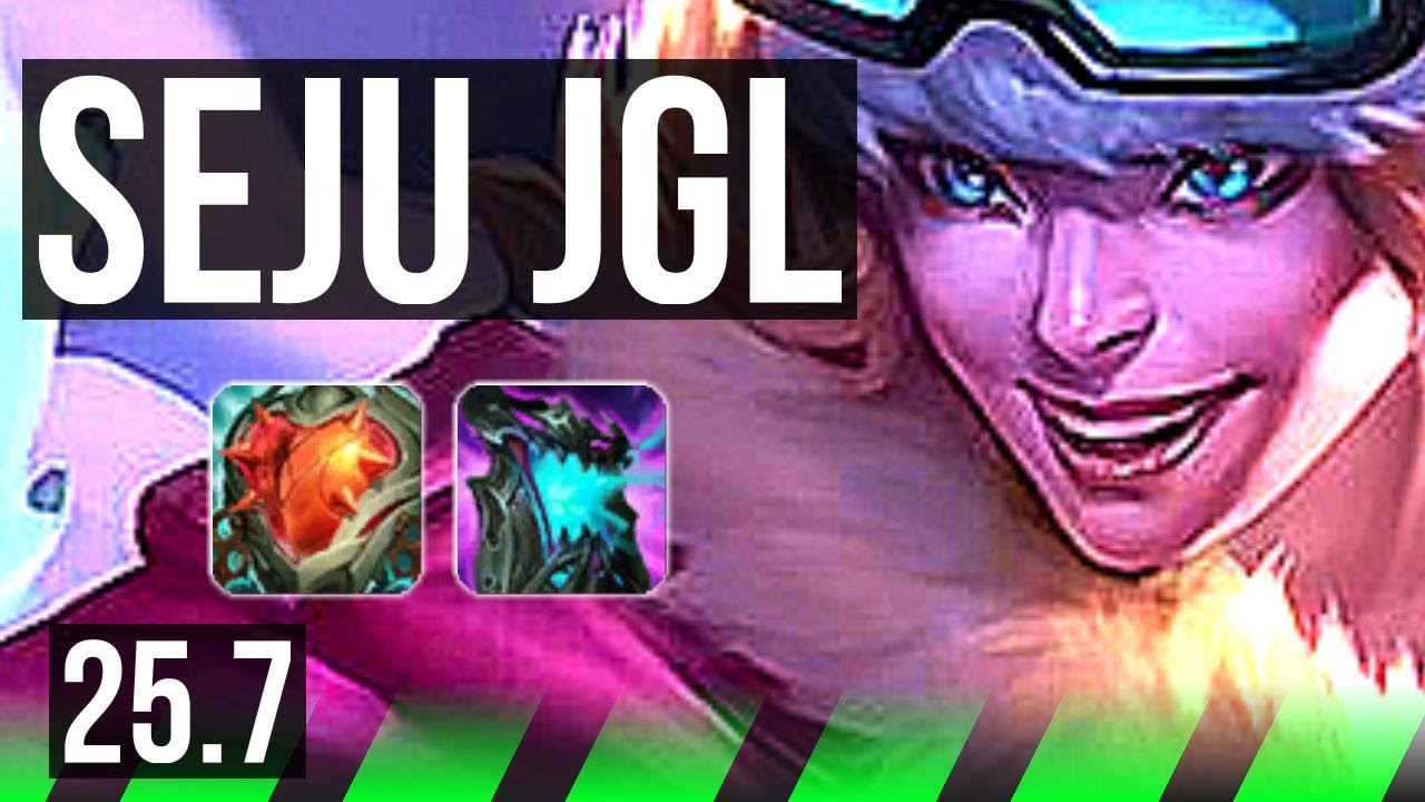 SEJUANI vs NAAFIRI (JGL) | Rank 7 Seju | KR Challenger | 25.7