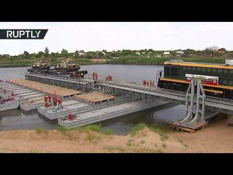 RAW: Armored train drills resume in Russia for first time in 15 years