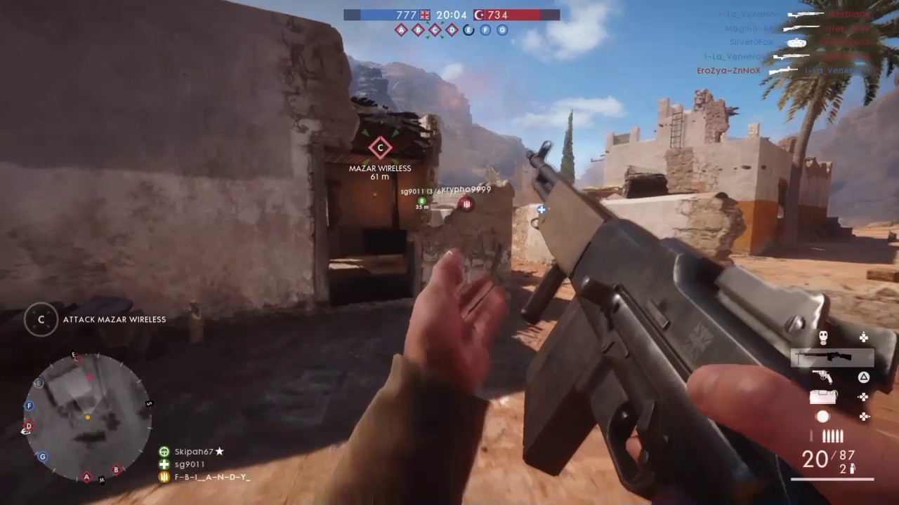Battlefield 1  Sawtooth knife action