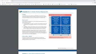 Guidance on using Template 6.1.1: Interest Influence Mapping Grid - Health Services Change Guide