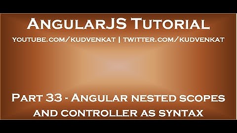 Angular nested scopes and controller as syntax