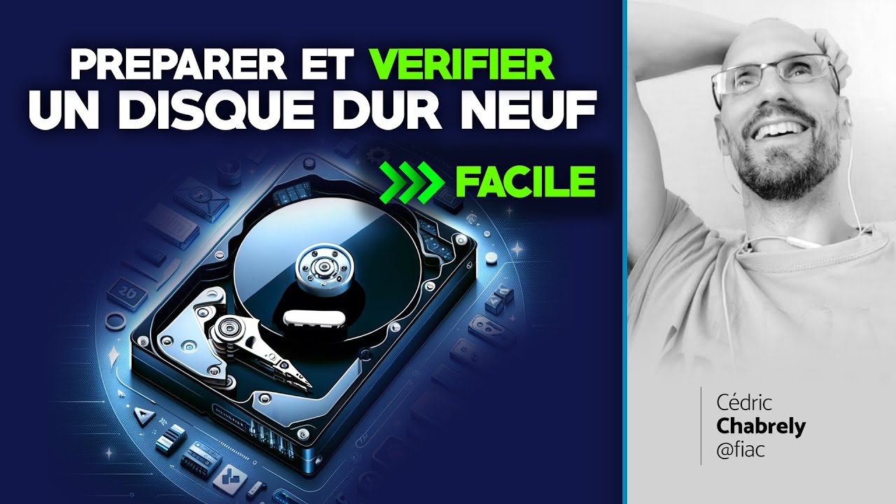 Préparer et vérifier un disque de sauvegarde neuf [ Facile ]