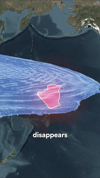 A island who litreally disappear every single night || #shorts