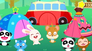 This Camping Game is Awesome - Let's play: Baby Panda Town Life Kids Cartoon Game BabyBus screenshot 4