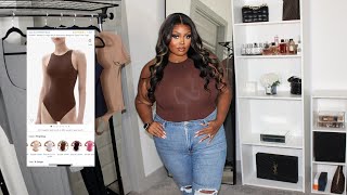 AFFORDABLE SKIMS DUPE?! | Plus Size Bodysuits Under $30! PUMIEY BODYSUIT & DRESSES TRY ON HAUL