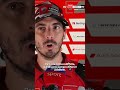 Le parole di Bagnaia prima di Misano: "Guidare sopra i problemi non è mai stato un mio punto forte"