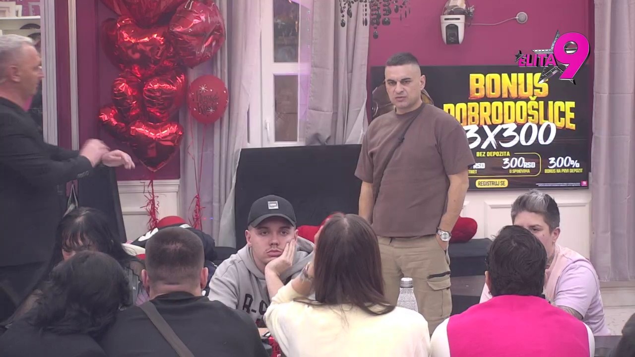 Elita 9: Bebica ljut na Teodoru jer hoće da ide kod roditelja, besan kao ris - 24.02.2026.