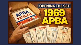 1969 APBA Baseball Set Unboxing | Classic Season