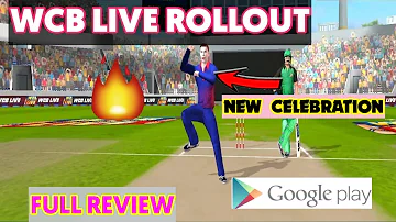 WCB LIVE ROLLOUT UPDATE || FULL REVIEW || NEW CELEBRATION || WCB LIVE LATEST VERSION 0.2.3