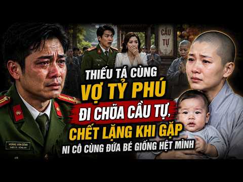 Thiếu Tá Cùng Vợ Tỷ Phú Đi Chùa Cầu Tự, Chết Lặng Khi Gặp Ni Cô Cùng Đứa Bé Giống Hệt Mình | Văn Sâm