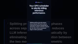Your GPU scheduler is silently killing inference performance.