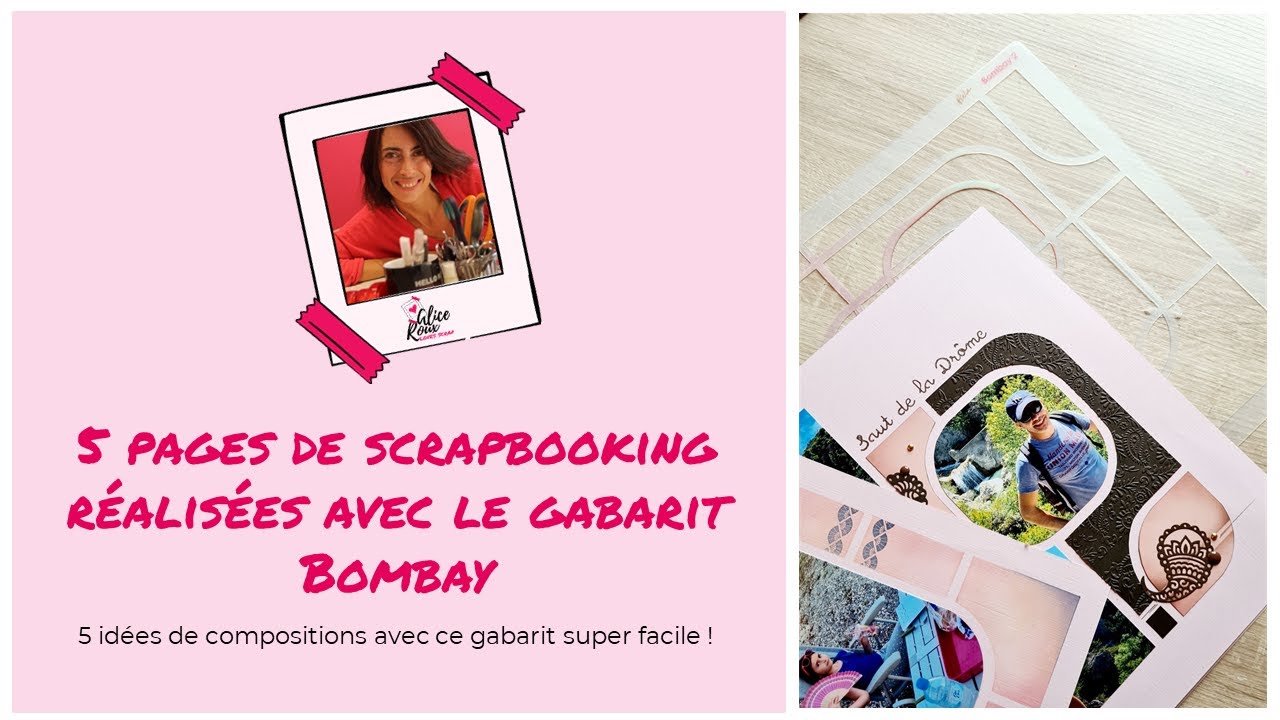 5 pages réalisées avec le gabarit Bombay