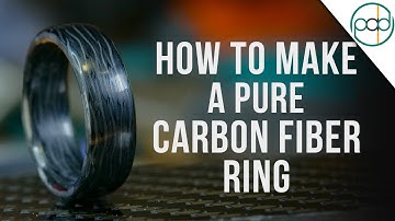 Making a Carbon Fiber Ring from AEROSPACE GRADE Carbon Fiber