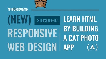 Learn HTML by Building a Cat Photo App - Steps 61-67
