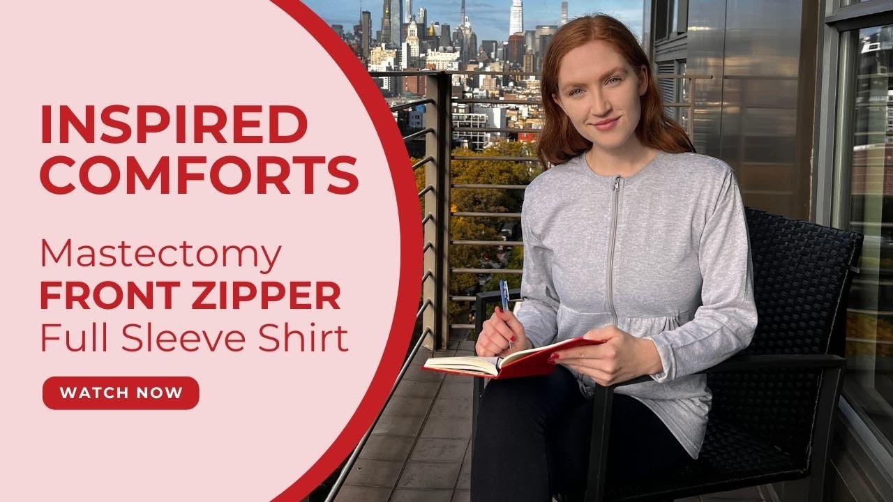 Mastectomy Shirt With Drain Pockets