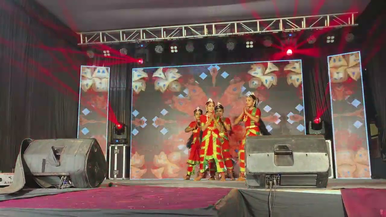 My annual day dance with my friends 
