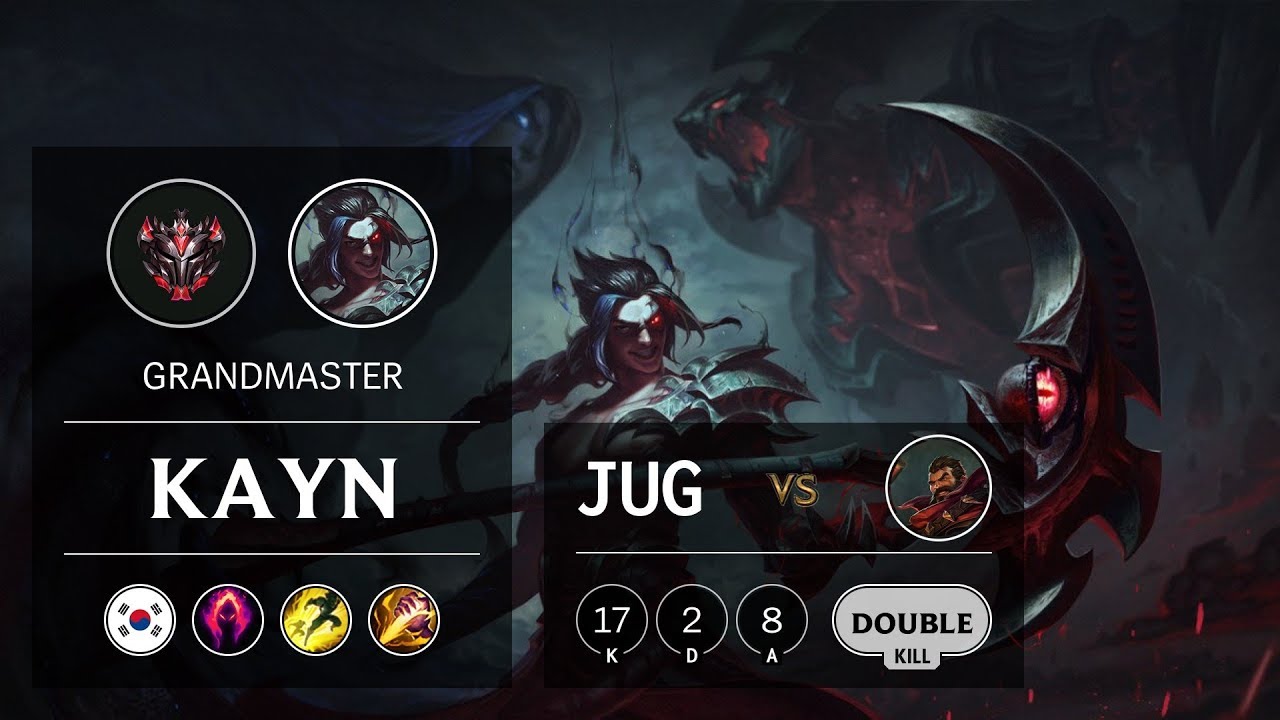 Kayn Jungle vs Graves - KR Grandmaster Patch 9.11