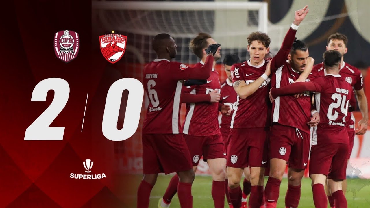 CFR CLUJ vs DINAMO 2 - 0 | REZUMAT