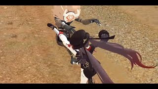 Download Lagu Hu Tao's new moveset - Hu Tao kicks Hilichurl Onii-san to death while singing about it MP3