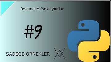 Python ile Recursive fonksiyonlara örnek - 1
