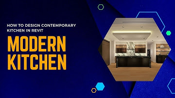 How to design a modern kitchen in Revit.