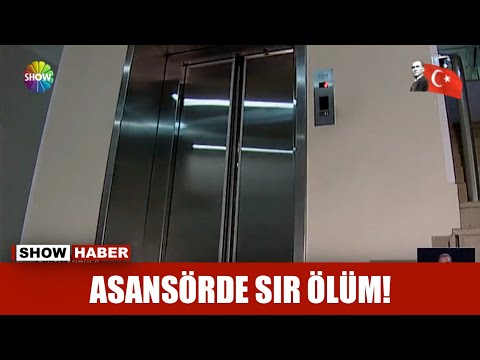 Asansörde sır ölüm!