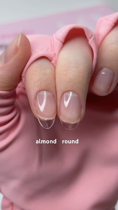 almond or round? 💅🏻 𝗣𝗿𝗼𝗱𝘂𝗰𝘁𝘀 𝗳𝗿𝗼𝗺 𝗴𝗲𝗹𝗶𝗽𝗼𝘁𝗶𝗼𝗻.𝗰𝗼𝗺 💕 #nails #diynails