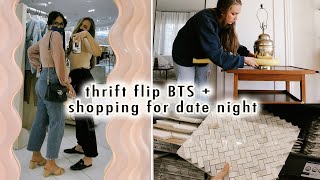 thrift flip behind-the-scenes + shopping for date night | XO, MaCenna Vlogs