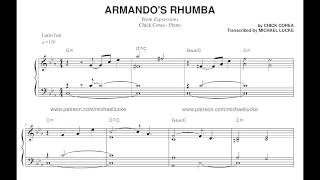 Video thumbnail of "Chick Corea - Armando's Rhumba (Solo Piano) - Transcription"