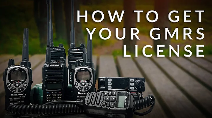 How To Get Your GMRS License