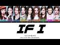 I.O.I (아이오아이) - 'IF I' LYRICS COLOR CODED [HAN/ROM/ENG]