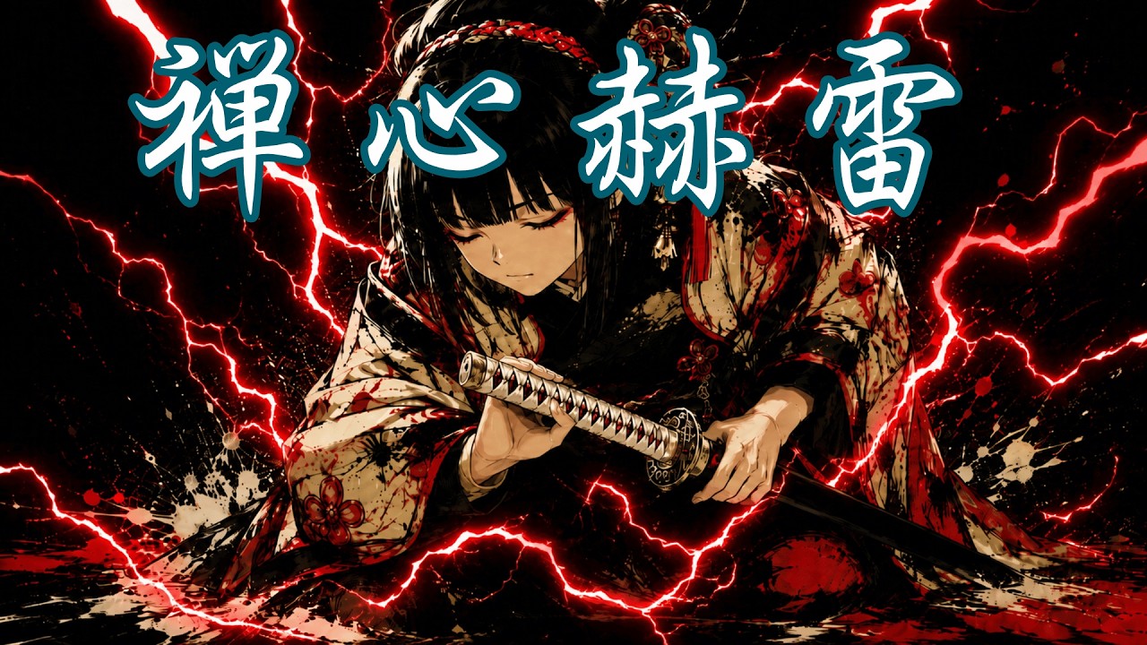SHAMISEN CELTIC METAL ⚡️ Red Lightning Heart Beat Mix