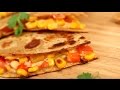 Vegetable Quesadillas Recipe | How To Make Quesadillas | Divine Taste With Anushruti