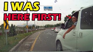 Idiot Gets Karma After Nearly Hitting Driver