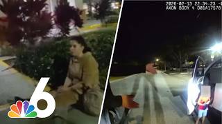 Bodycam shows moments after mom allegedly left kids with Uber driver