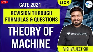 TOM 9 | L:9| Revision Through Formula & Question | Mechanical Engineering | GATE/ESE 2021 Exams