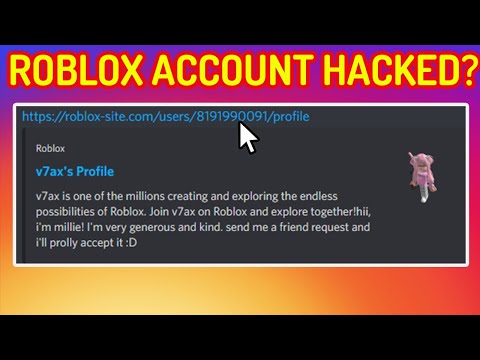 I Got HACKED by Clicking This Free Robux Link.. 