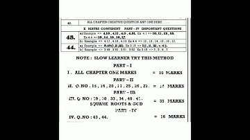 10th Maths Most  Important Questions - Public Exam 2023