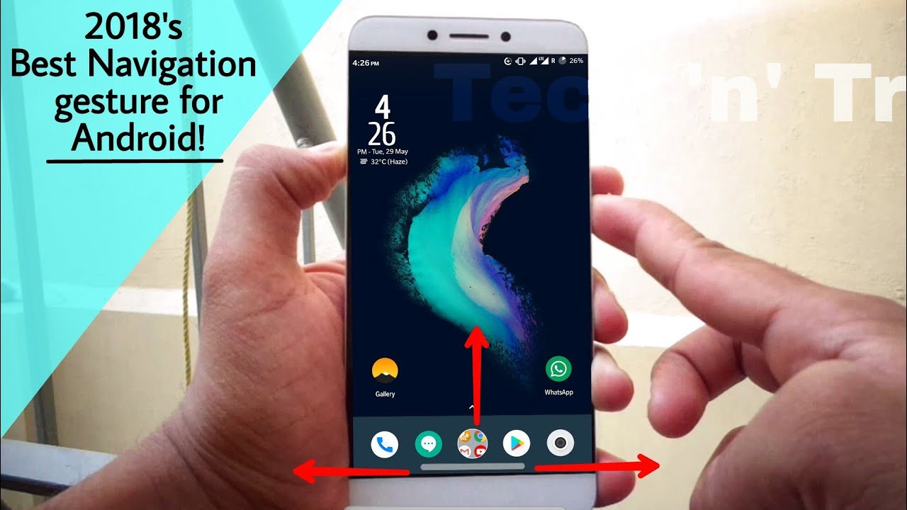 ☑ Iphone-X type Navigation gesture for Le 1s & all android | only intro | Must Read description👈