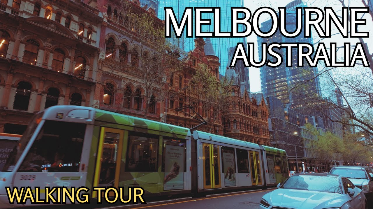 Melbourne CBD Streets Walk | From Elizabeth to Southern Cross Station | Australia Walking Tour 4K