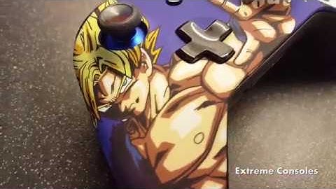 Dragon Ball Z inspired Xbox One X custom controller by Extreme Consoles