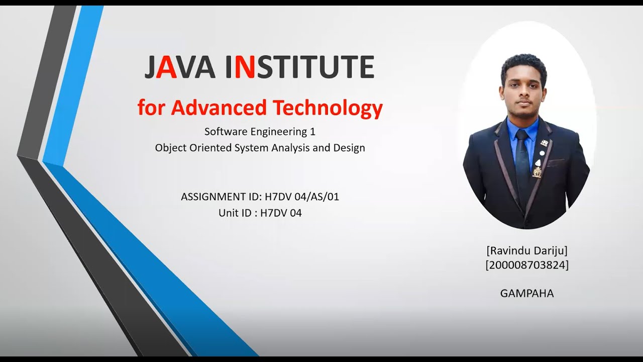 Object Oriented System Analysis and Design Software Development ...